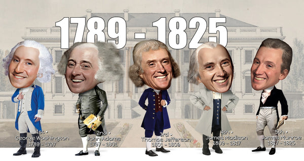 American Presidents 1789 - 1825