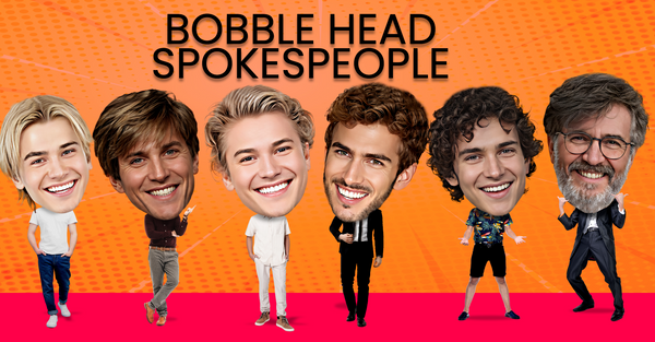 Caucasian Male BobbleHead Characters