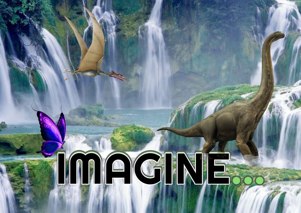 Create A Scene Prehistoric Dinosaurs Design